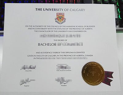 加拿大卡尔加里大学毕业证样本