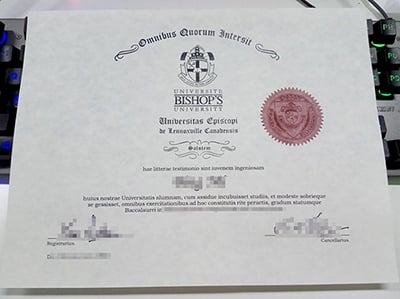 加拿大毕索大学(主教大学)毕业证样本