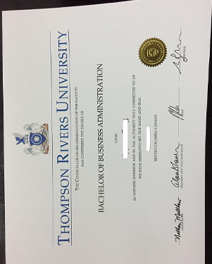 加拿大汤普森河大学毕业证样本