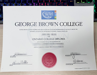 加拿大乔治布朗大学毕业证样本