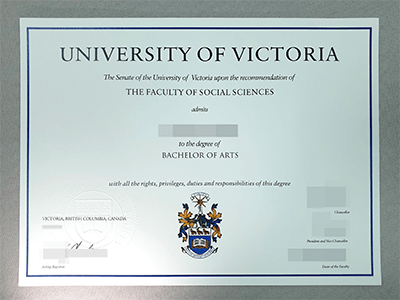 加拿大维多利亚大学毕业证样本