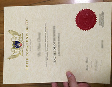 澳大利亚伊迪丝•考恩大学毕业证样本