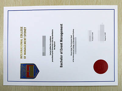 澳大利亚悉尼国际管理学院毕业证样本