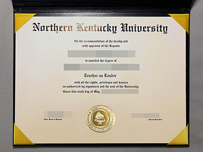 美国北肯塔基大学毕业证样本