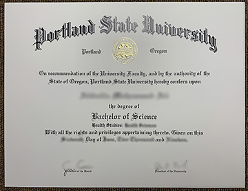美国波特兰州立大学毕业证样本