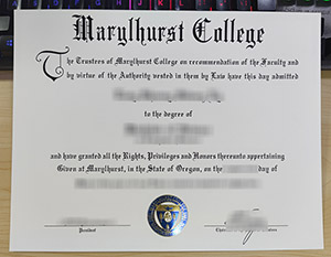 美国马里赫斯特大学毕业证样本