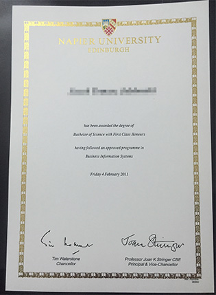 英国爱丁堡龙比亚大学毕业证样本