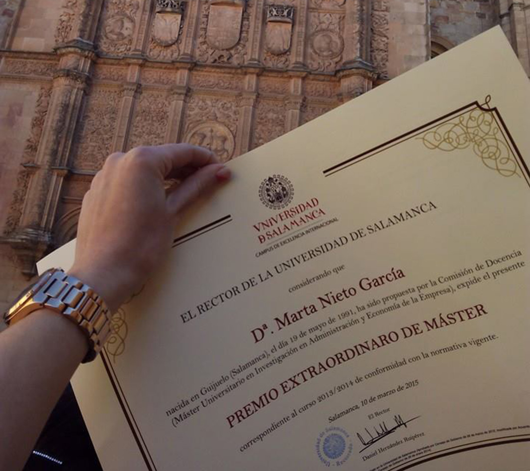 西班牙萨拉曼卡大学毕业证样本