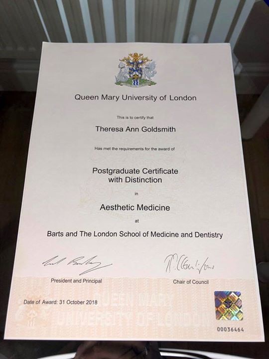 英国伦敦大学玛丽皇后学院毕业证样本