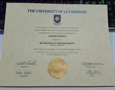 加拿大莱斯布里奇大学毕业证样本