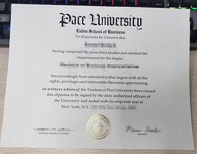 美国佩斯大学毕业证样本